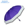 Cor-de-rosa Guarda Chuva EUA e Brasil Mercado Big Folding Umbrella Atacado Fabricante China